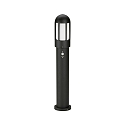 Bollard light Type No. 2015 with motion sensor (Type 2002), IP44, height 83.5cm, E27 QA55, cast alu / opal glass, black matt