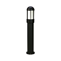 Bollard light Type No. 2015, IP44, height 83.5cm, E27 QA55 max. 57W, cast alu / opal glass, black matt