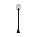 Padverlichting TYPE NO 2053 rond E27 IP44, zwart mat dimbaar