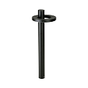 LED Bollard light Type No. 2093, light distributor in ring shape, IP54, 90cm, 16W 3000K 1600lm, rigid optic, black matt