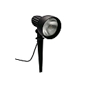 Lamp met grondpen TYPE NO 2123 met stekker, instelbaar E27 IP54, zwart mat dimbaar