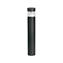LED Bollard light Type No. 2275, round, IP54 IK08, 360� indirect symmetrical, 22W 3000K 2200lm, aluminum, clear + opal, black