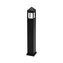 LED Bollard light Type No. 2299, IP44, height 90cm, 12W 3000K 1200lm, direct/indirect, dimmable, cast alu / clear, black matt