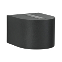 Buitenspot TYPE NO 2338 up down, rond IP44, zwart mat 
