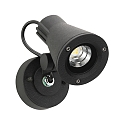 Buitenspot TYPE NO 2353 dimbaar, instelbaar IP54, zwart mat dimbaar