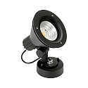 Buitenspot TYPE NO 2355 dimbaar, instelbaar IP54, zwart mat dimbaar