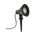 Lamp met grondpen TYPE NO 2356 met stekker, dimbaar, instelbaar IP54, zwart mat dimbaar