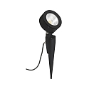 Lamp met grondpen TYPE NO 2390 met stekker, dimbaar, instelbaar IP54, zwart mat dimbaar