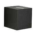 Buitenspot TYPE NO 2415 up down, hoekig IP44, zwart mat 
