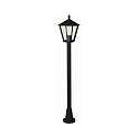 Padverlichting TYPE NO 4129 E27 IP44, zwart mat dimbaar