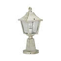 Sokkelarmatuur TYPE NO 0540 hoekig E27 IP44, goud, wit dimbaar