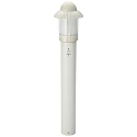 Bollard light Country style Night watchman Type No. 2025 with motion sensor, IP44, 90cm, E27, cast alu / opal, white-gold