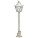 Padverlichting TYPE NO 4128 hoekig E27 IP44, goud, wit dimbaar