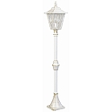 Padverlichting TYPE NO 4136 hoekig E27 IP23, goud, wit dimbaar