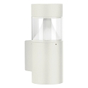 LED Outdoor Wall luminaire Type No. 0275, 9W 1000lm, IP54 IK08, 9W 3000K 1000lm, glass clear with opal inner cone, white