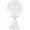 Sokkelarmatuur TYPE NO 0501 rond E27 IP44, wit dimbaar