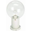 Sokkelarmatuur TYPE NO 0503 rond E27 IP44, wit dimbaar