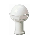 Sokkelarmatuur TYPE NO 0520 rond E27 IP44, wit dimbaar