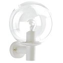 Wandarmatuur voor buitenshuis TYPE NO 0639 up E27 IP44, helder, wit dimbaar