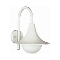 Wandarmatuur voor buitenshuis TYPE NO 0669 E27 IP44, wit dimbaar