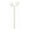 Mast bevestiging TYPE NO 1015 2-voudig, wit