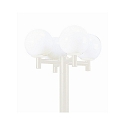 Mast bevestiging TYPE NO 1017 4-voudig, wit