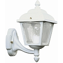 Wandarmatuur voor buitenshuis TYPE NO 1812 up, hoekig E27 IP44, wit dimbaar