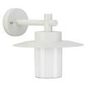 Wandarmatuur voor buitenshuis TYPE NO 1852 down, cilindrisch E27 IP44, wit dimbaar