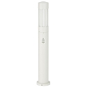 Bollard light Type No. 2249 with motion detector (Type 2019), IP44, 90cm, E27 QA55 max. 57W, cast alu / opal glass, white