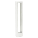 LED Bollard light Type No. 2242, IP54, flat light distributor, 90cm, 10W 3000K 480lm, cast alu / opal, dimmable, white