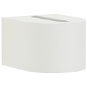 Buitenspot TYPE NO 2338 up down, rond IP44, wit mat 