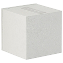 Buitenspot TYPE NO 2370 up down, hoekig IP44, wit mat 
