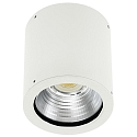 Plafondarmatuur voor buiten TYPE NO 2380 stijf IP44, wit mat dimbaar