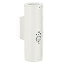 Outdoor Wall spot Type No. 2481 with motion detector - 2-sided, wide/wide, IP44, 2x GU10 PAR16 50W, rigid, white matt