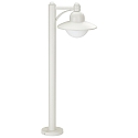 Padverlichting TYPE NO 4150 rond E27 IP44, wit mat dimbaar