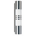 Wandarmatuur voor buitenshuis TYPE NO 0251 cilindrisch E27 IP44, rvs mat