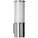Wandarmatuur voor buitenshuis TYPE NO 0309 up, cilindrisch E27 IP44, rvs dimbaar