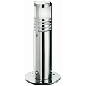 Sokkelarmatuur TYPE NO 0557 cilindrisch, onbreekbaar E27 IP44, rvs mat dimbaar
