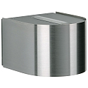Buitenspot TYPE NO 2335 up down, rond IP44, rvs mat 
