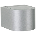Buitenspot TYPE NO 2340 up down, rond IP44, zilver mat 