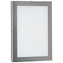 Wand- en plafondarmatuur TYPE NO 6350 groot, hoekig IP54, rvs dimbaar