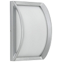Outdoor LED Wall and Ceiling luminaire Type No. 6389, 18.5 x 28.5cm, IP44, 10W 3000K 900lm, cast alu, dimmable, white
