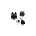 Adapter DRIVER SOCKET FOR ARD-040645 / EU-PLUG afneembaar, zonder lader, zwart