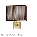Wandarmatuur AP CLAVIUS E14 IP20, goud, zand dimbaar