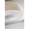 Axolight Plafondarmatuur PL SKIN 070 met omslag E27 IP20, beige, wit dimbaar