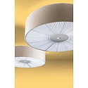 Axolight Plafondarmatuur PL SKIN 070 met omslag E27 IP20, beige, wit dimbaar