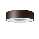 Plafondarmatuur PL SKIN 160 met omslag E27 IP20, bruin, wit dimbaar