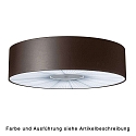 Plafondarmatuur PL SKIN 160 met omslag E27 IP20, zwart, wit dimbaar