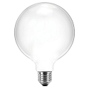 Blulaxa LED Filament Lamp Globe RETRO opal, 12,5cm, 300�, E27, warmwhite, glass, 10W