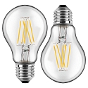 Filamentlamp standaardvorm A60 set van 2, schakelbaar E27 7W 810lm 2700K 300� CRI > 80 